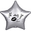 Folatex Folieballon Ster Moonlight Silver - 43cm