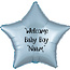 Folatex Folieballon Ster Pastel Licht Blauw - 43cm