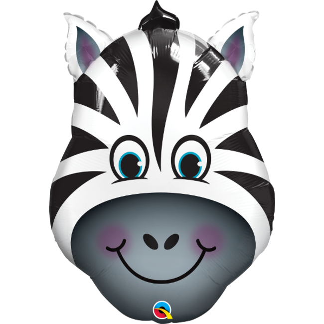 Folieballon Zebra