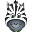 PartyPal Folieballon Zebra - 44x64cm