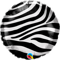 Folieballon Zebra Print