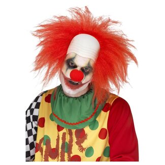 Smiffy's Deluxe Clown Pruik - Rood