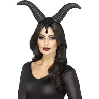 Smiffy's Hoofdband Demonic Queen Horns