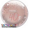 Folatex Folieballon Elegant Blush 40 Jaar