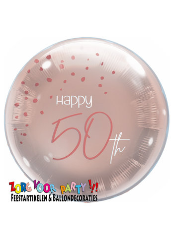 Folieballon Elegant Blush 50 Jaar 