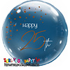 Folatex Folieballon Elegant True Blue 25 Jaar