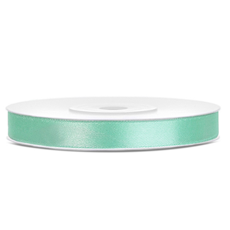 PartyDeco Satijn Lint Mint - 6 mm x 25 mtr