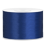 PartyDeco Satijn Lint Marine Blauw - 50 mm x 25 mtr