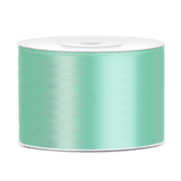 thumb-Satijn Lint Mint - 50 mm x 25 mtr-1