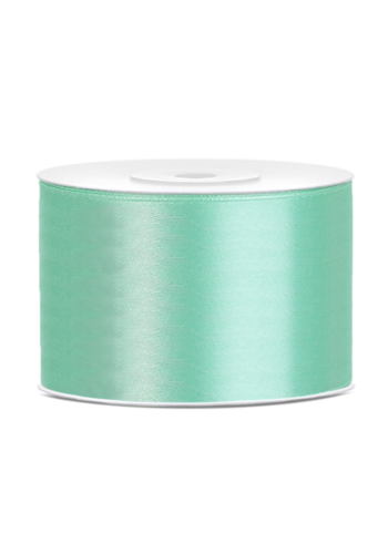 Satijn Lint Mint - 50 mm x 25 mtr 