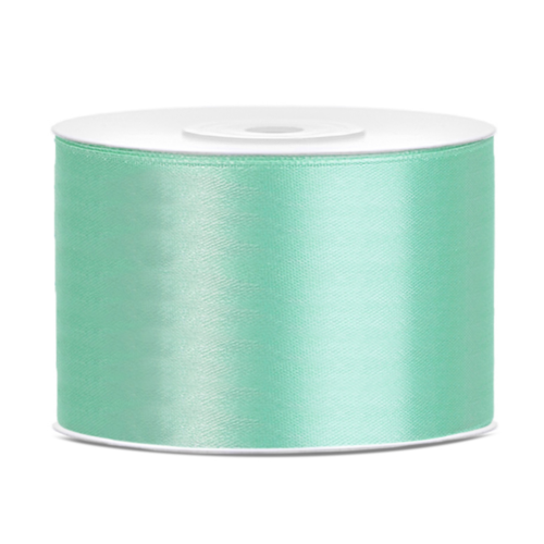 Satijn Lint Mint - 50 mm x 25 mtr 