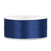 Satijn Lint Marine Blauw - 25 mm x 25 mtr