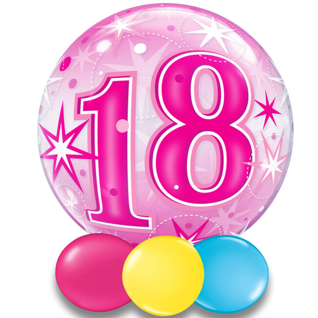 Bubble Sparkle 18 Pink