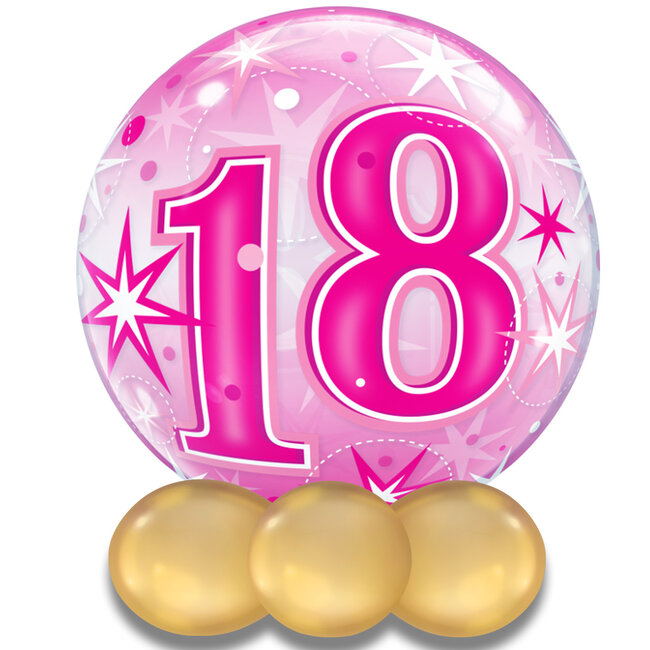 Bubble Sparkle 18 Pink