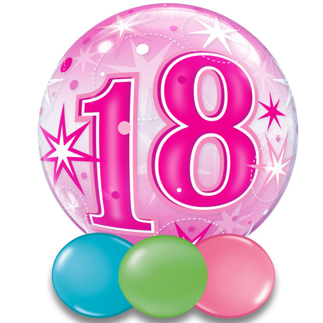Bubble Sparkle 18 Pink