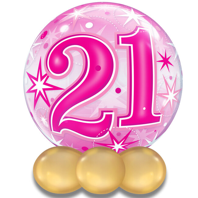 Bubble Sparkle 21 Pink