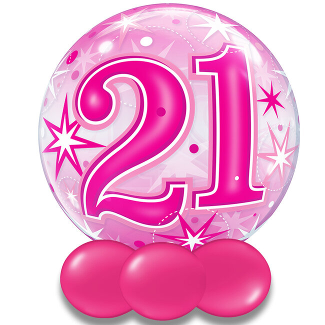Bubble Sparkle 21 Pink