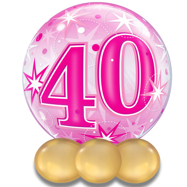 Bubble Sparkle 40 Pink