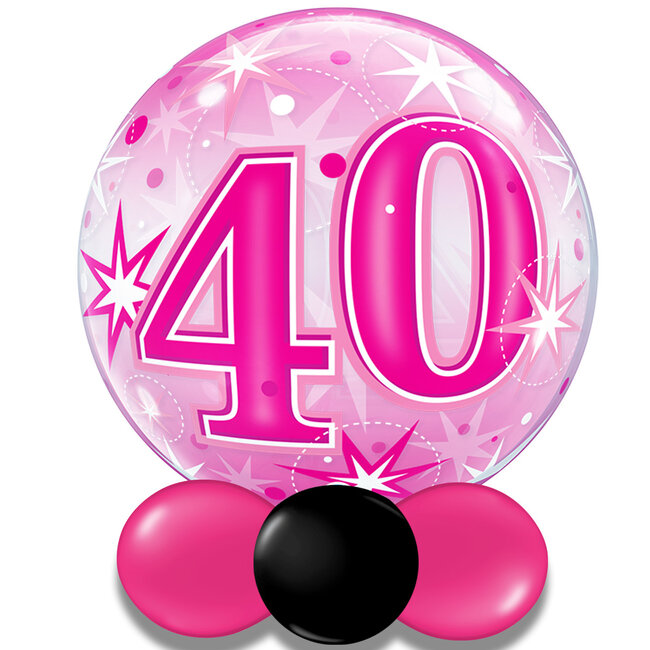 Bubble Sparkle 40 Pink