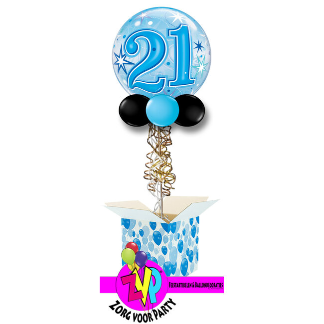 Bubble Sparkle 21 Blauw