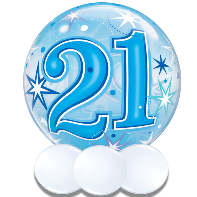 Bubble Sparkle 21 Blauw