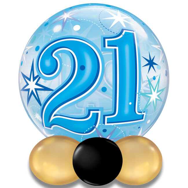 Bubble Sparkle 21 Blauw