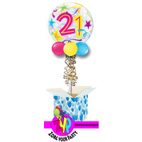 thumb-Bubble Ballon Gekleurd 21-4