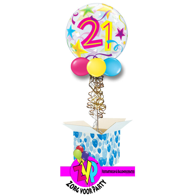 Bubble Ballon Gekleurd 21