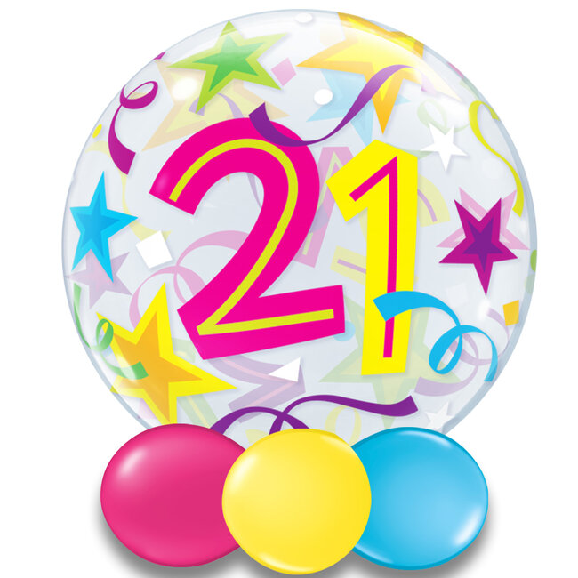 Bubble Ballon Gekleurd 21