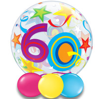 thumb-Bubble Ballon Gekleurd 60-3