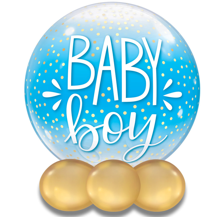 Bubble Baby Boy Dots-3