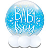 Qualatex Bubble Baby Boy Dots