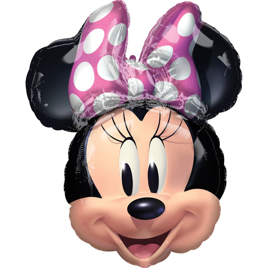 Folieballon Shape Minnie Hoofd-1