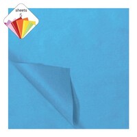 Zijdevloei Licht Blauw - 50x70cm - 5 vel