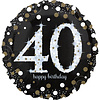 Anagram Folieballon Jumbo Sparkling Birthday 40