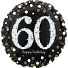 Anagram Folieballon Jumbo Sparkling Birthday 60