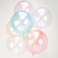 thumb-Folieballon Clearz Crystal Pink-7