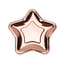 Papieren bordjes Ster - Rosé Gold - 6st - 18cm