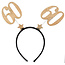 Santex Glitter Tiara Goud - 60 Jaar