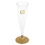 Champagne Flute - 60 Jaar - 140ml - 6st