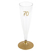 Champagne Flute - 70 Jaar - 140ml - 6st