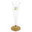 Champagne Flute - 80 Jaar - 140ml - 6st