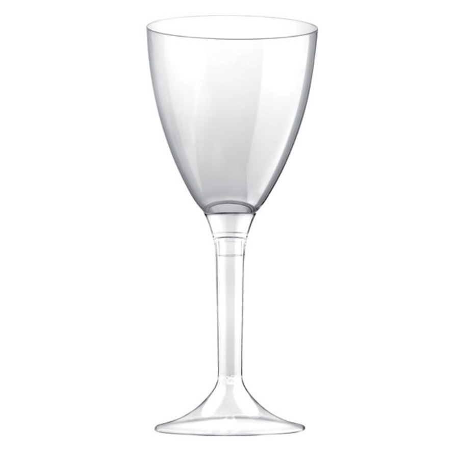zaterdag Rommelig varkensvlees Wijnglas Transparant - Plastic Wijnglazen & Champagne glazen - Zorg voor  Party online feestartikelen en ballondecoraties