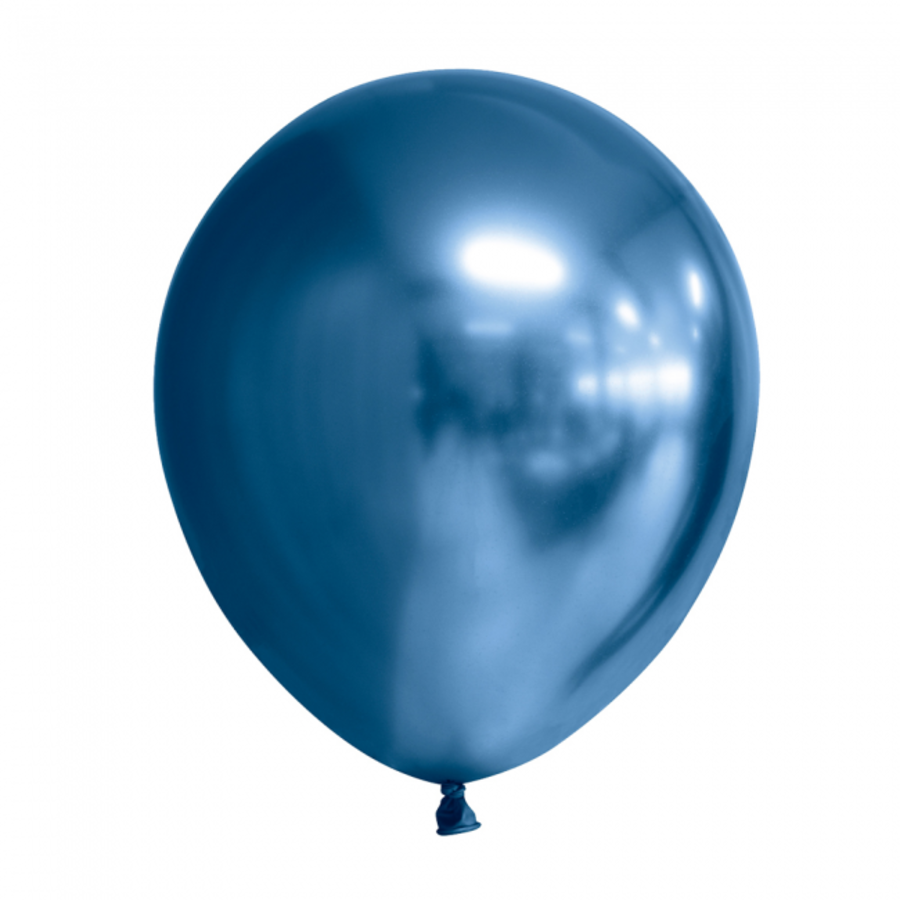 Ballonnen Chrome Blauw - 10 stuks-1