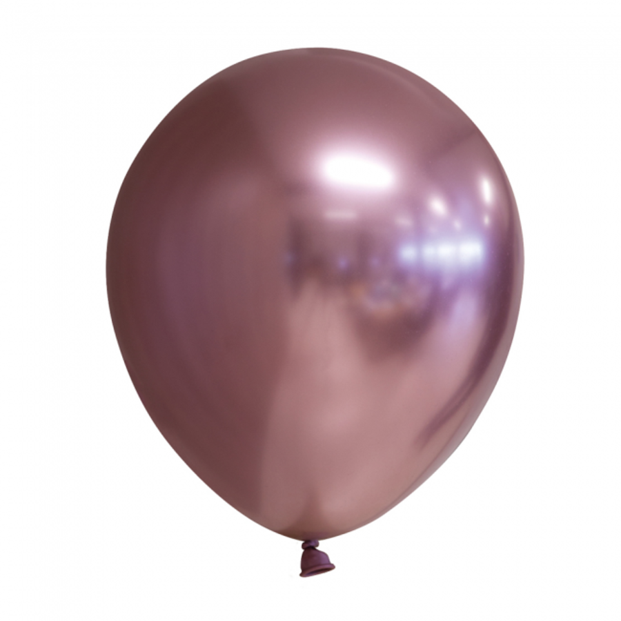 Ballonnen Chrome Rosé Gold - 10 stuks-1