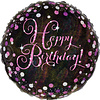 Anagram Folieballon - Sparkling Pink Happy Birthday