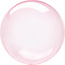 Folieballon Clearz Crystal Pink