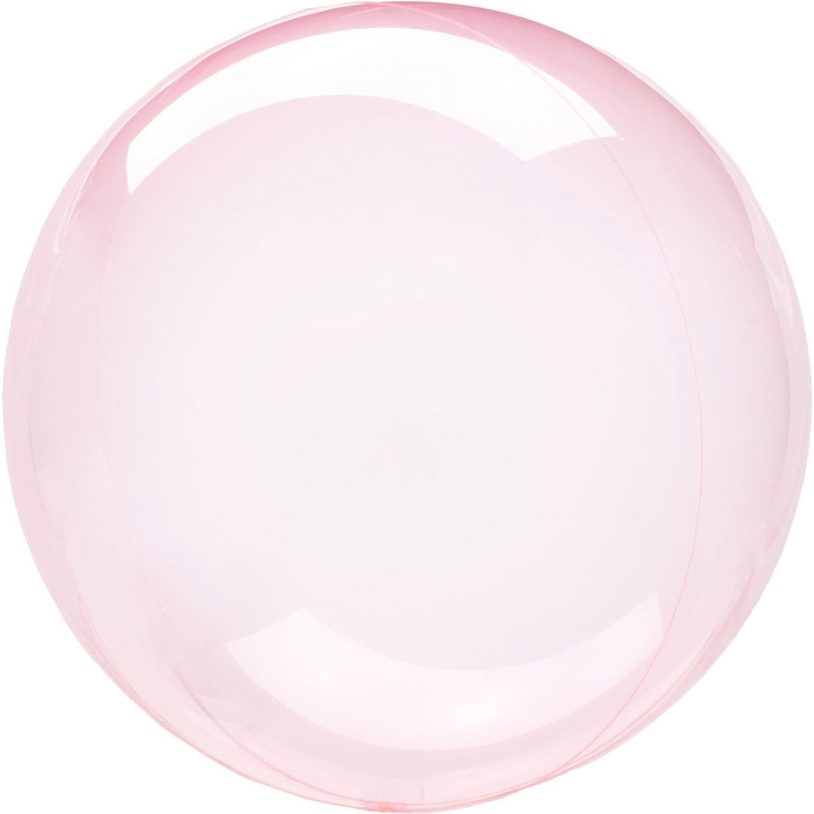 Folieballon Clearz Crystal Pink-6
