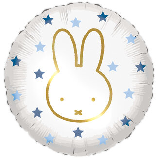 Haza-Witbaard Folieballon - Nijntje Blauw - 45cm