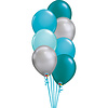 Qualatex Staander Classy Green - 7 Heliumballonnen